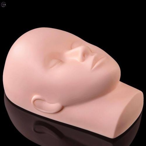 Đầu manocanh học nối mi tặng kẹp bàn