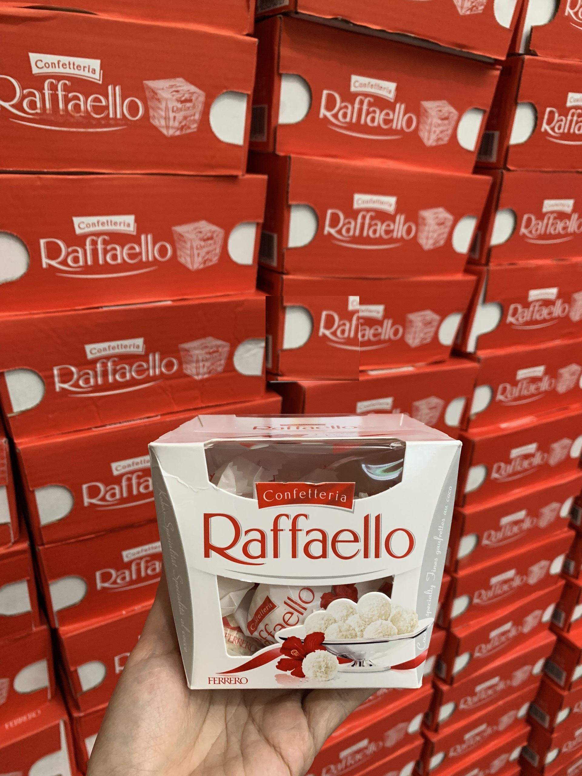 Kẹo Raffaello Chocolate kem Dừa Nga  (hộp nơ 100g, hộp giấy 150g)