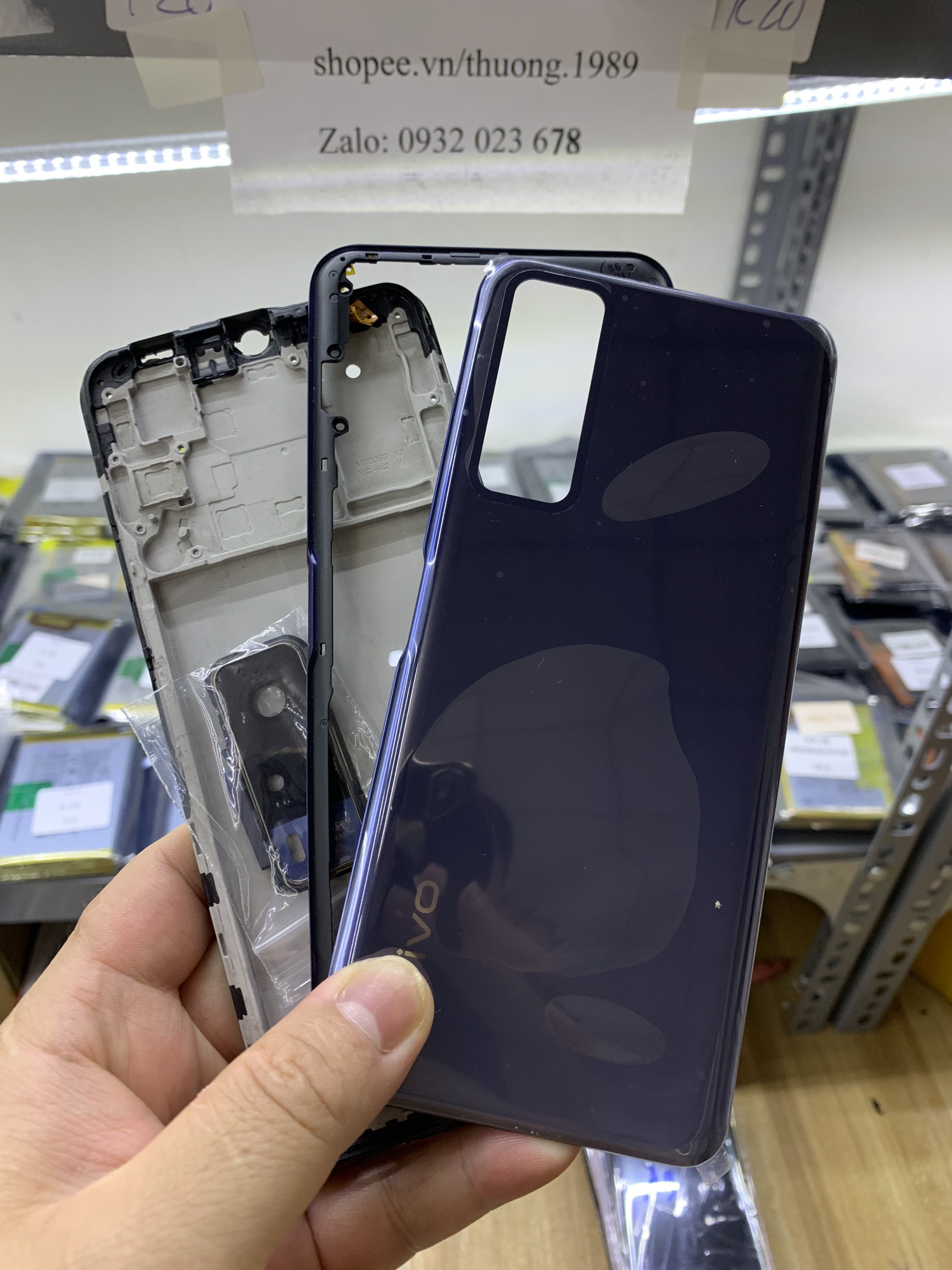 Bộ xương vỏ zin Vivo Y53s, full như ảnh