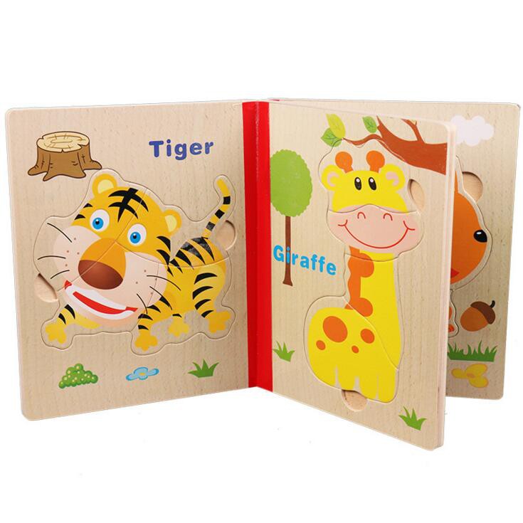 [Hoàn Tiền 10%]Sách gỗ ghép hình