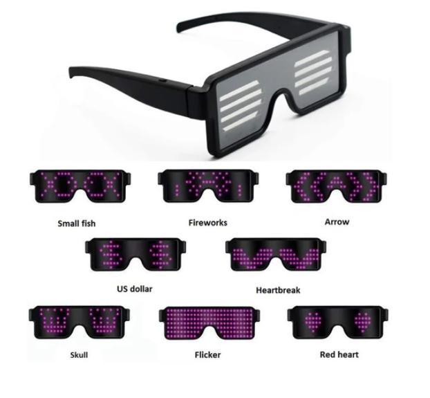 Cybershades ™ - Kính led kết nối Bluetooth - WorldMart