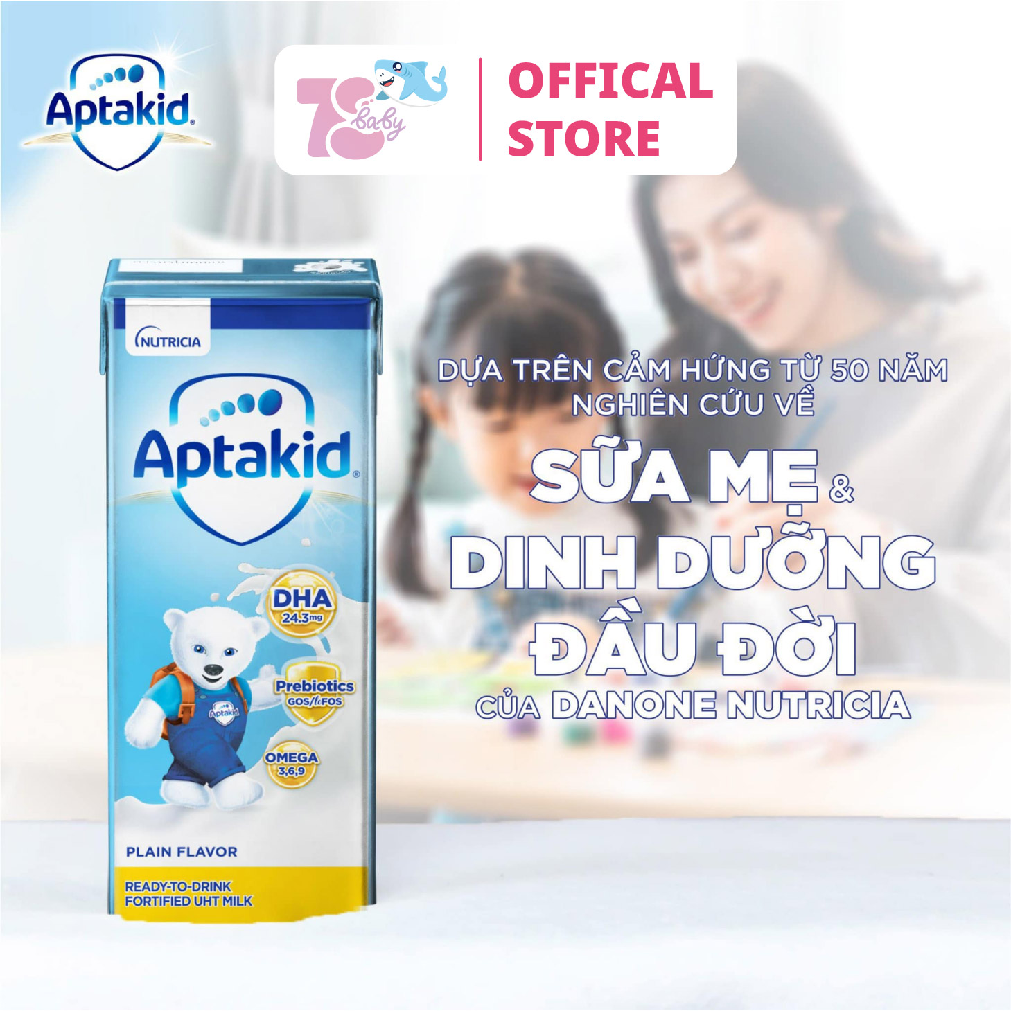SỮA CÔNG THỨC PHA SẴN APTAKID 180ML CÔNG THỨC ĐỘT PHÁ MỚI TỪ NUTRICIA