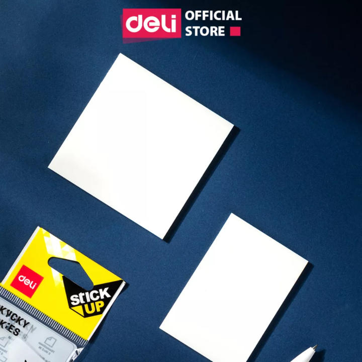 Giấy note Deli trong suốt chống nước giấy ghi nhớ 50 tờ sáng tạo tiện lợi EA042