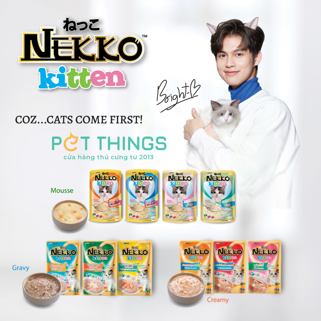 Pate Cho Mèo Nekko Thái Lan 70g