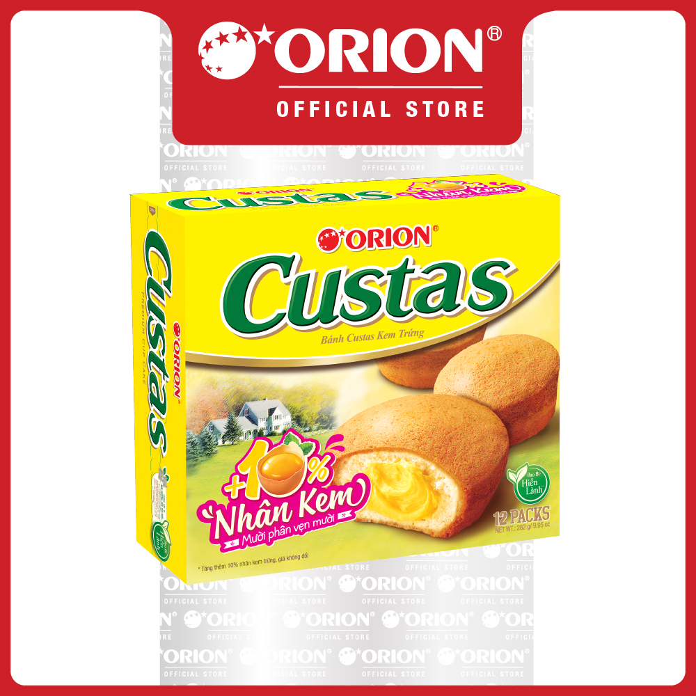 Combo 2 Hộp bánh Orion Custas kem trứng (282G/hộp)