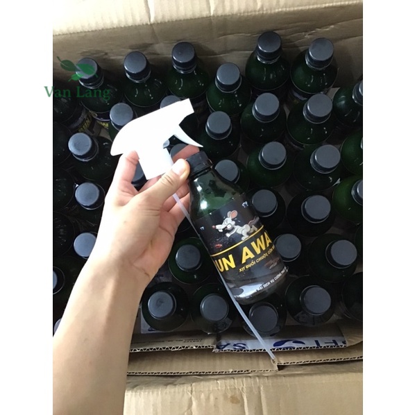 Xịt đuổi chuột Run Away -Thuốc xịt chuột Không mùi, an toàn - Xua đuổi chuột, gián, côn trùng hiệu quả