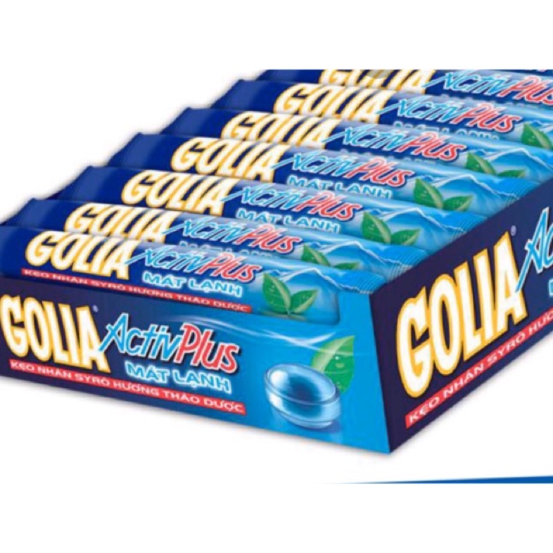 Kẹo Golia Activ Plus nhân Syrô Thảo Dược ( 16 Thỏi)