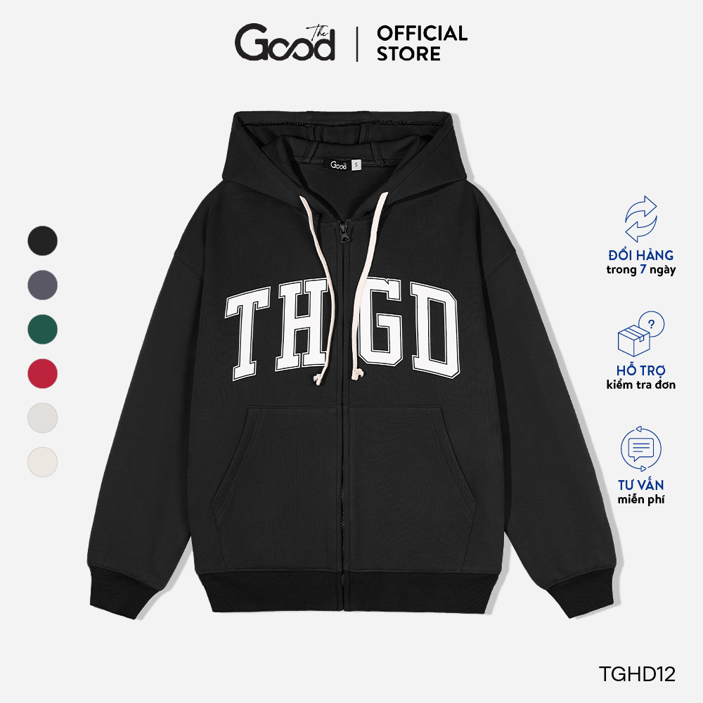 Áo Hoodie Ziper Basic THE GOOD/ Marcus