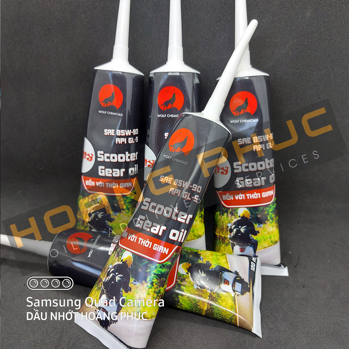 Nhớt láp/hộp số tay ga Wolf 85W90 120ml