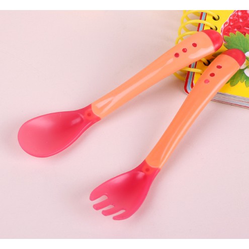 Set Thìa Dĩa Ăn Dặm Silicon Cho Bé