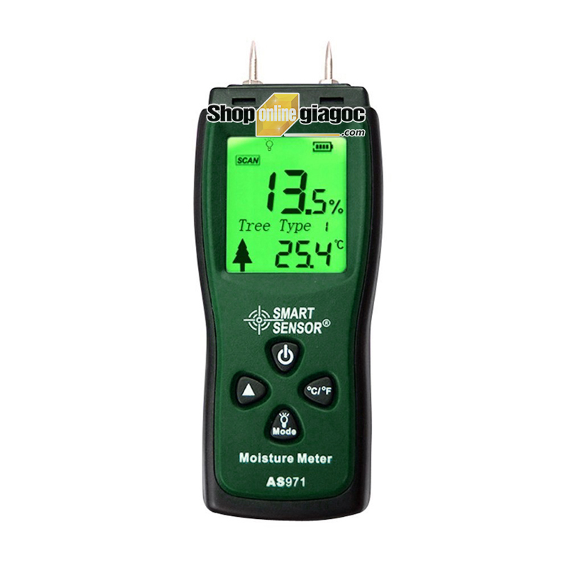 [HCM] Máy Đo Độ Ẩm Gỗ Smart Sensor AS971