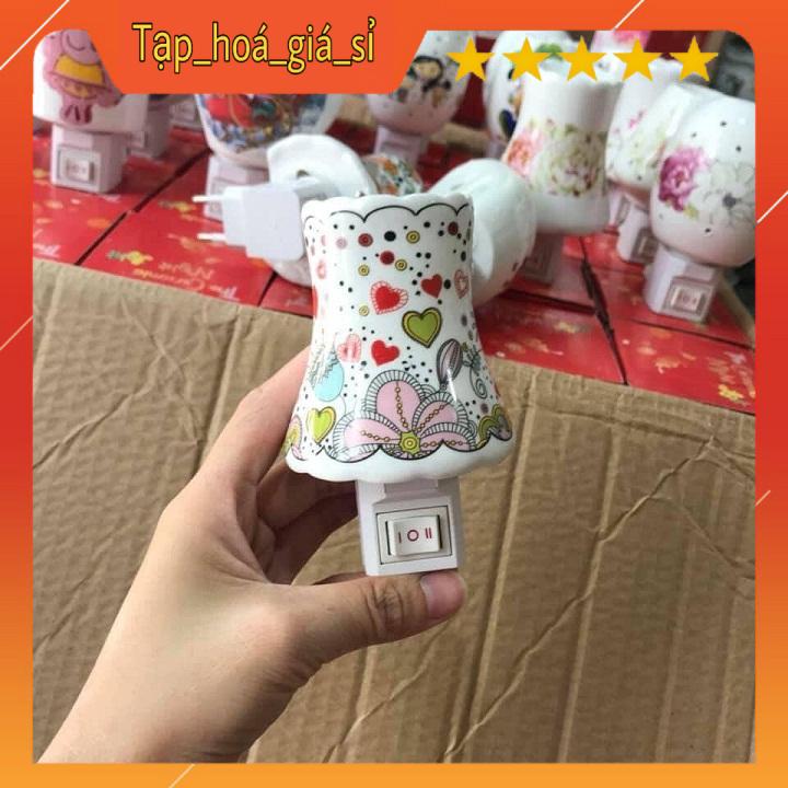 Đèn ngủ xông tinh dầu gốm sứ cao cấp