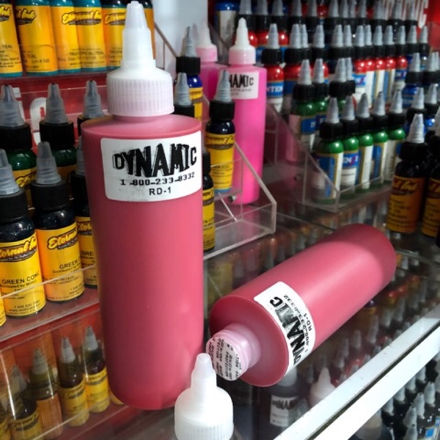 Mực tập xăm Dynamic 240ml màu Đỏ