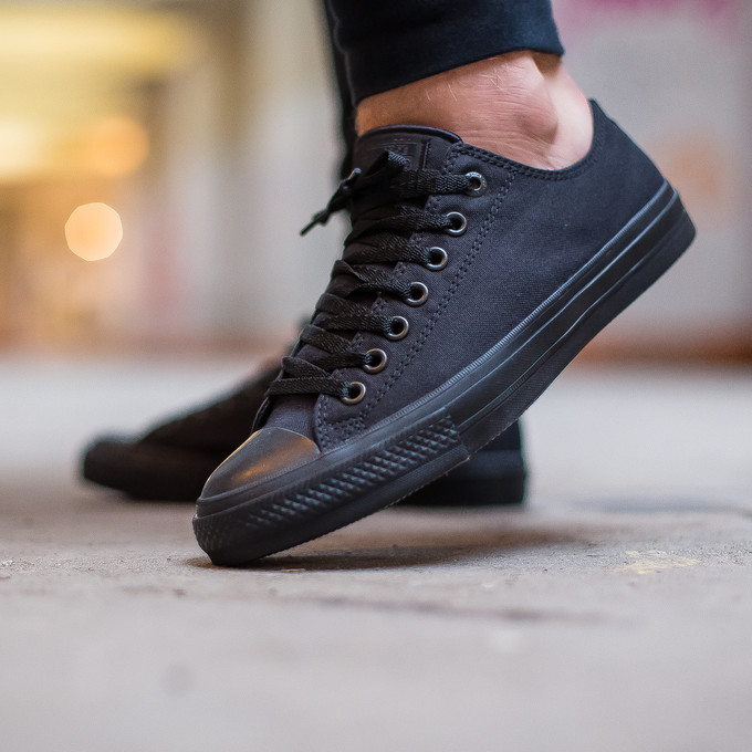 [HCM]Giày Sneaker Cổ Thấp CVS Nam Màu Full Đen