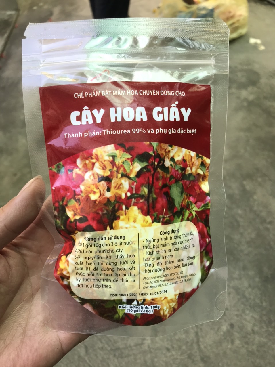 Phân bón kích ra hoa dùng cho cây hoa giấy