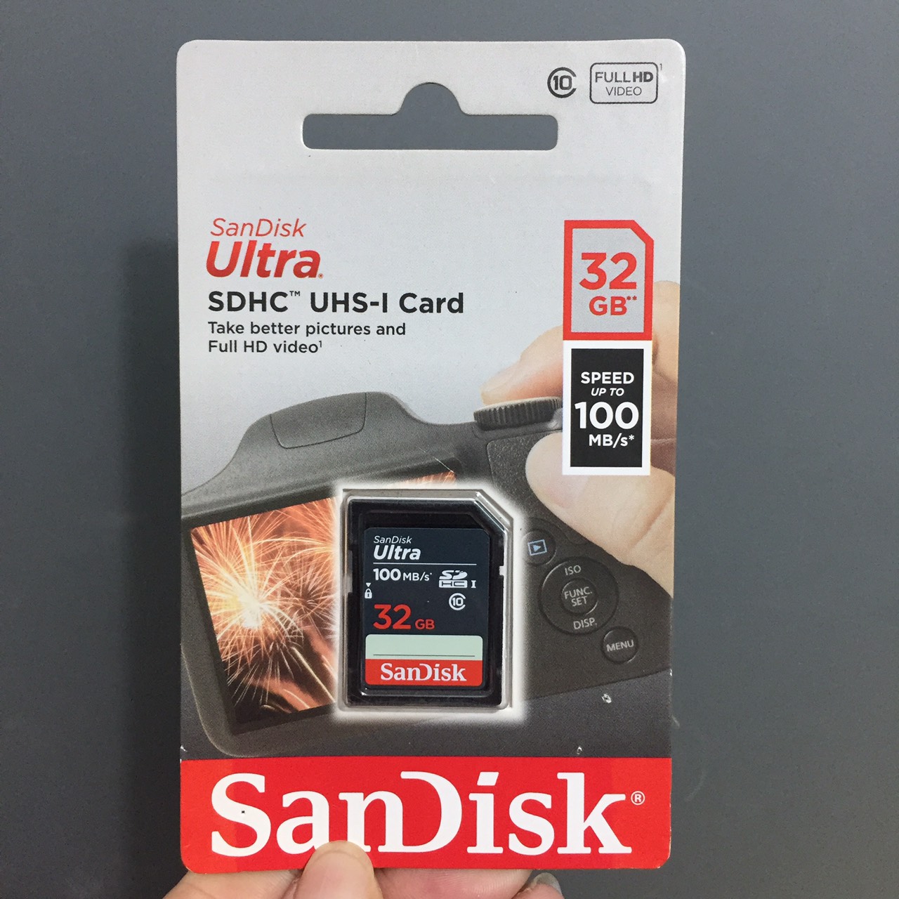 [16GB; 32GB ;64GB;128GB] Thẻ nhớ SD tốc độ 120MB/s SanDisk Ultra