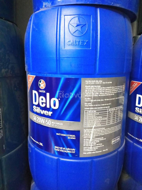 Dầu động cơ Caltex Delo Silver Multigrade 20W50