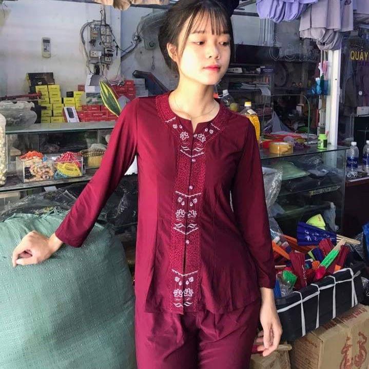 Đồ lam đi chùa - mẫu lắc khóa thun