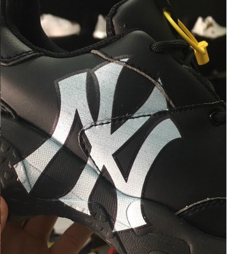 [SHIP HỎA TỐC]Giày MLB NY vàng kem Fullbox - Ann Shoes
