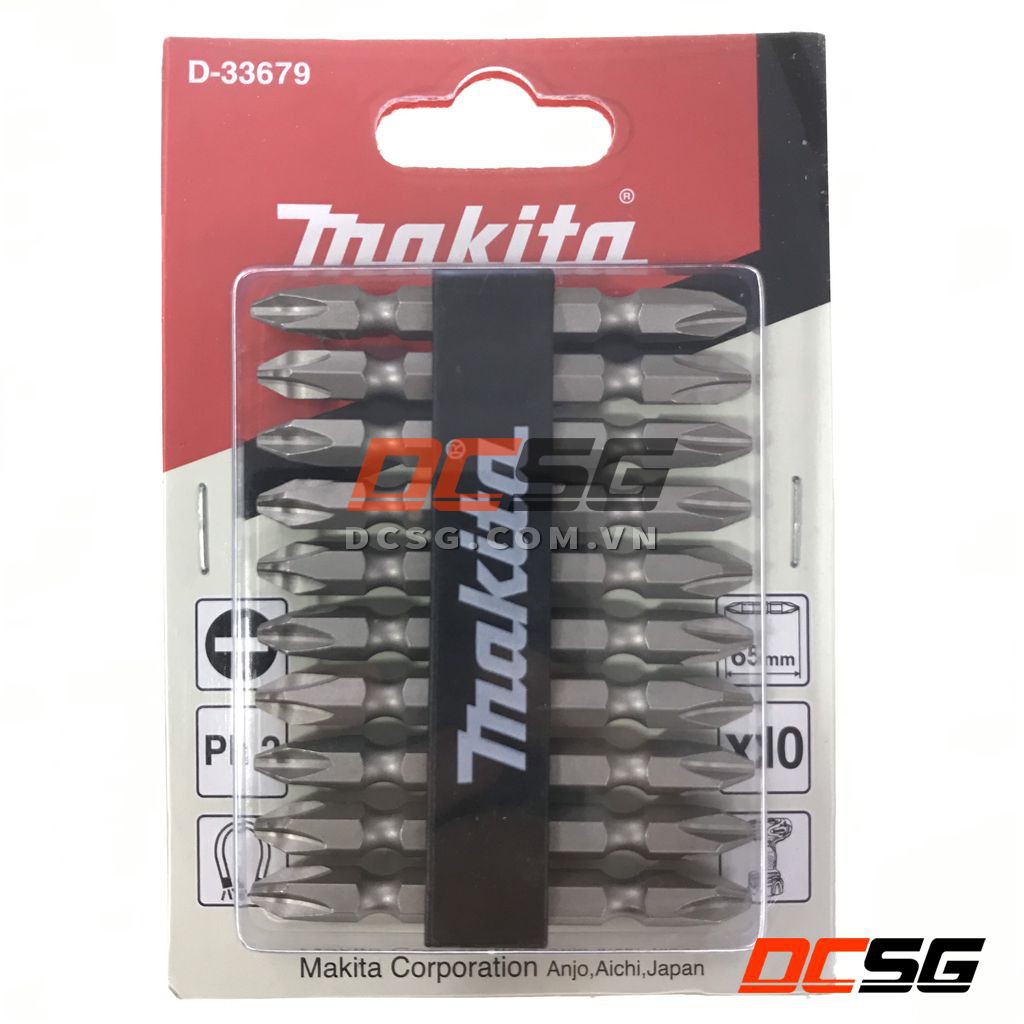 Mũi vít 2 đầu Ph2x65mm Makita D-33679 (01 mũi) | DCSG