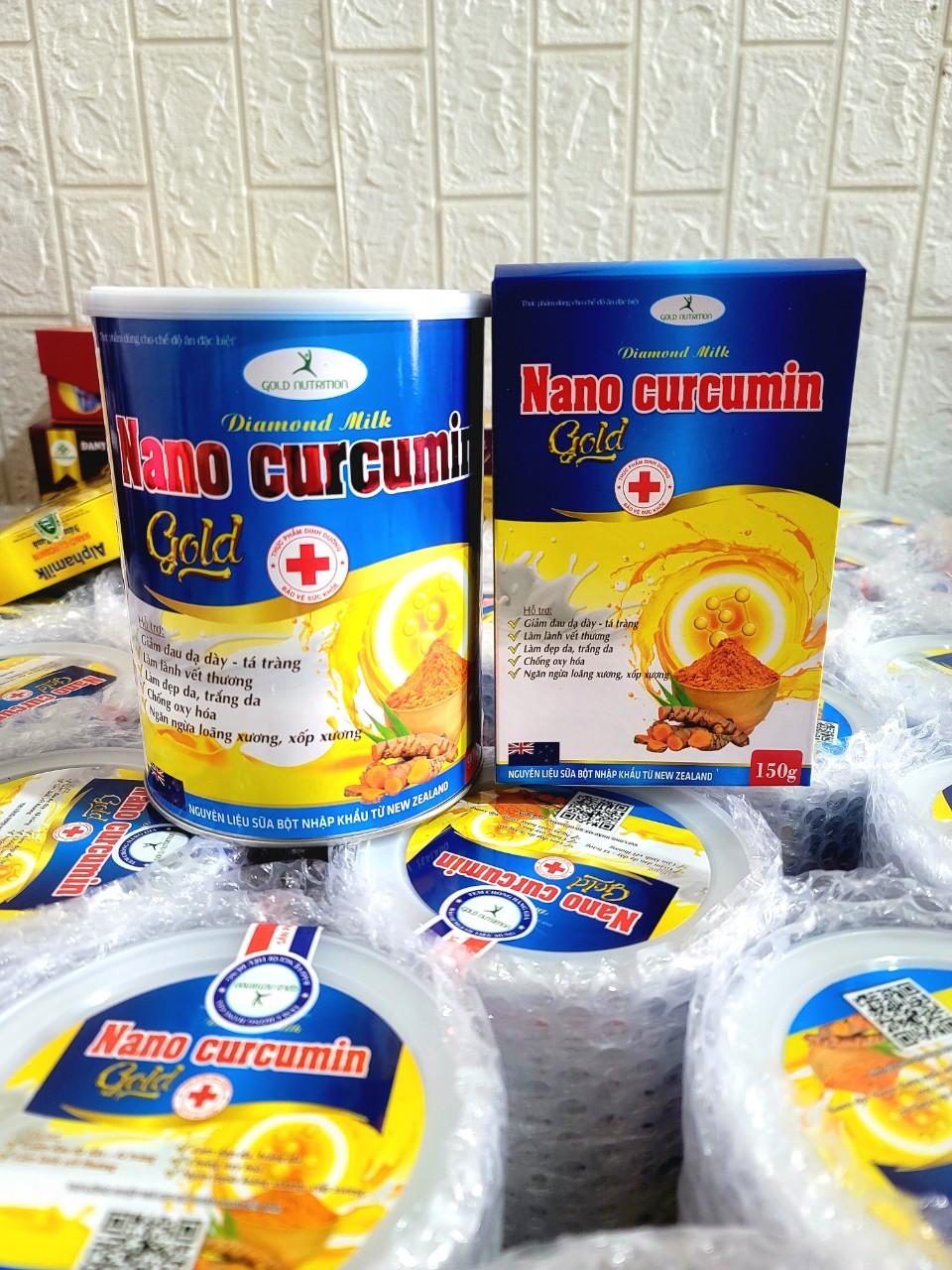 400g sữa nghệ nano curcumin golod