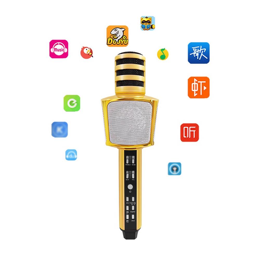 Micro karaoke, micro không dây, micro karaoke bluetooth, micro bluetooth 3 in 1 SD16 phiên bản nâng cấp
