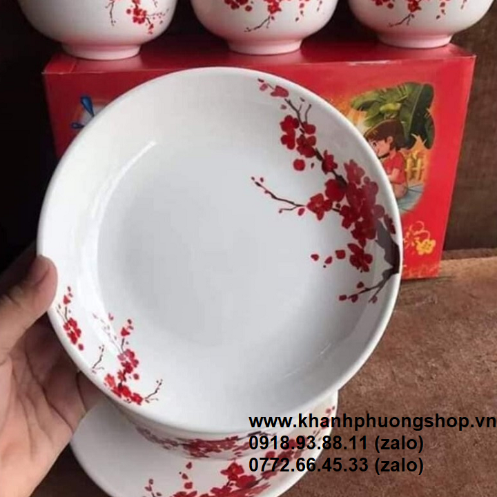 [HCM]bộ chén tô dĩa sứ - chén tô dĩa sứ