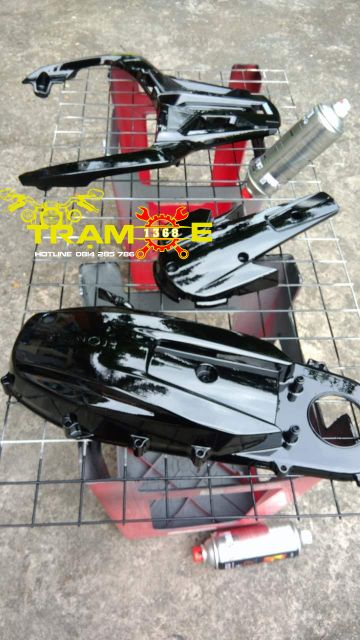COMBO MÀU ĐEN BÓNG 2K01 - SƠN SAMURAI TÙY CHỌN SƠN DÀN ÁO HOẶC DÀN CHÂN