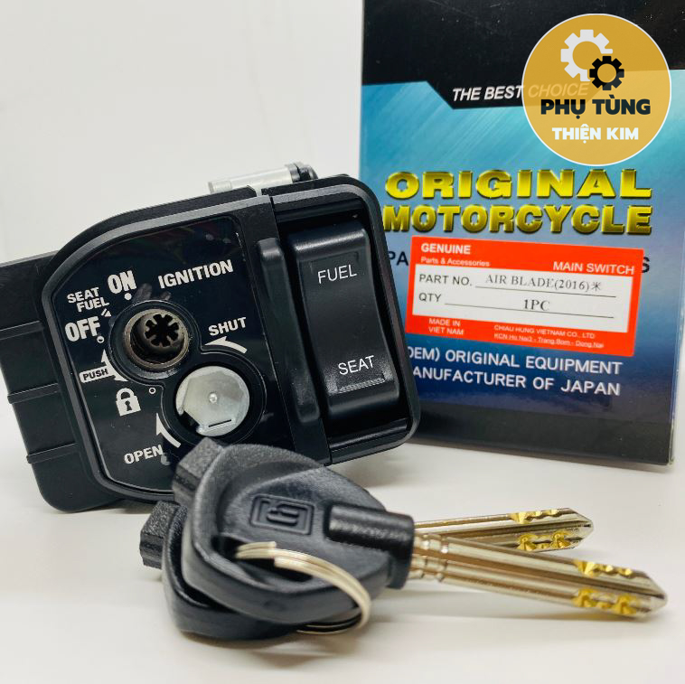 Ổ Khóa Từ 8 Cạnh Honda Air Blade 2016 - 2017 - 2018