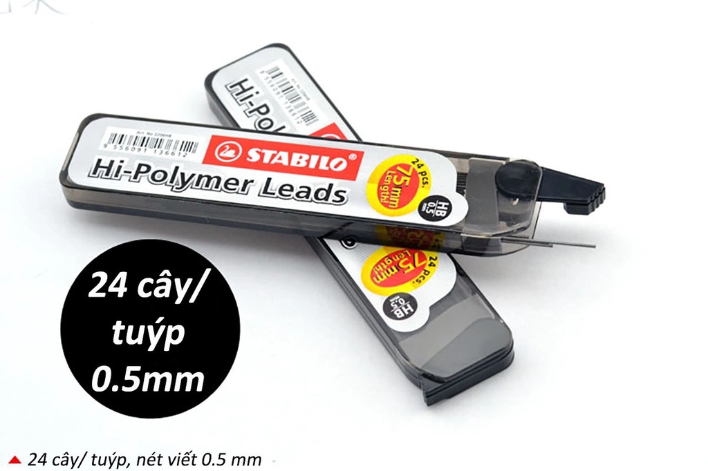1 Tuýp 12/24 ruột chì STABILO nét 0.5/0.7mm