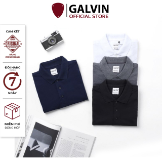 Galvin Store - Áo polo nam trơn tay ngắn GALVIN chính bộ 4 màu thumbnail