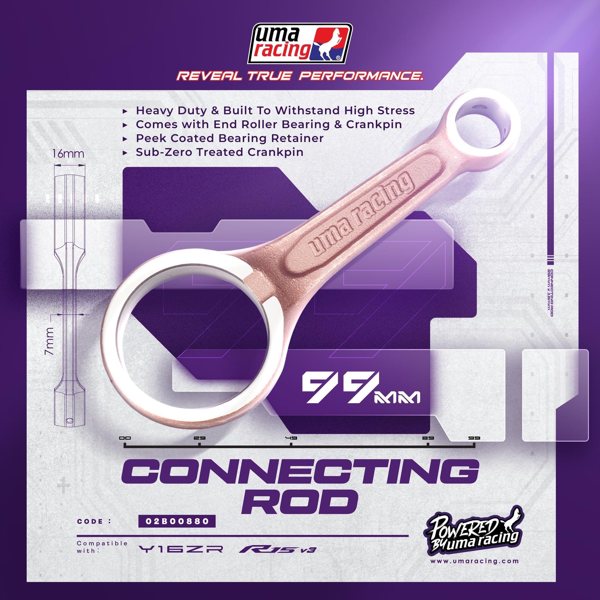 Tay dênh UMA ( EX 4số / EX 5số / EX 150 / Winner / EX 155 ) Full  bộ ắc rế đầy đủ - Size Zin