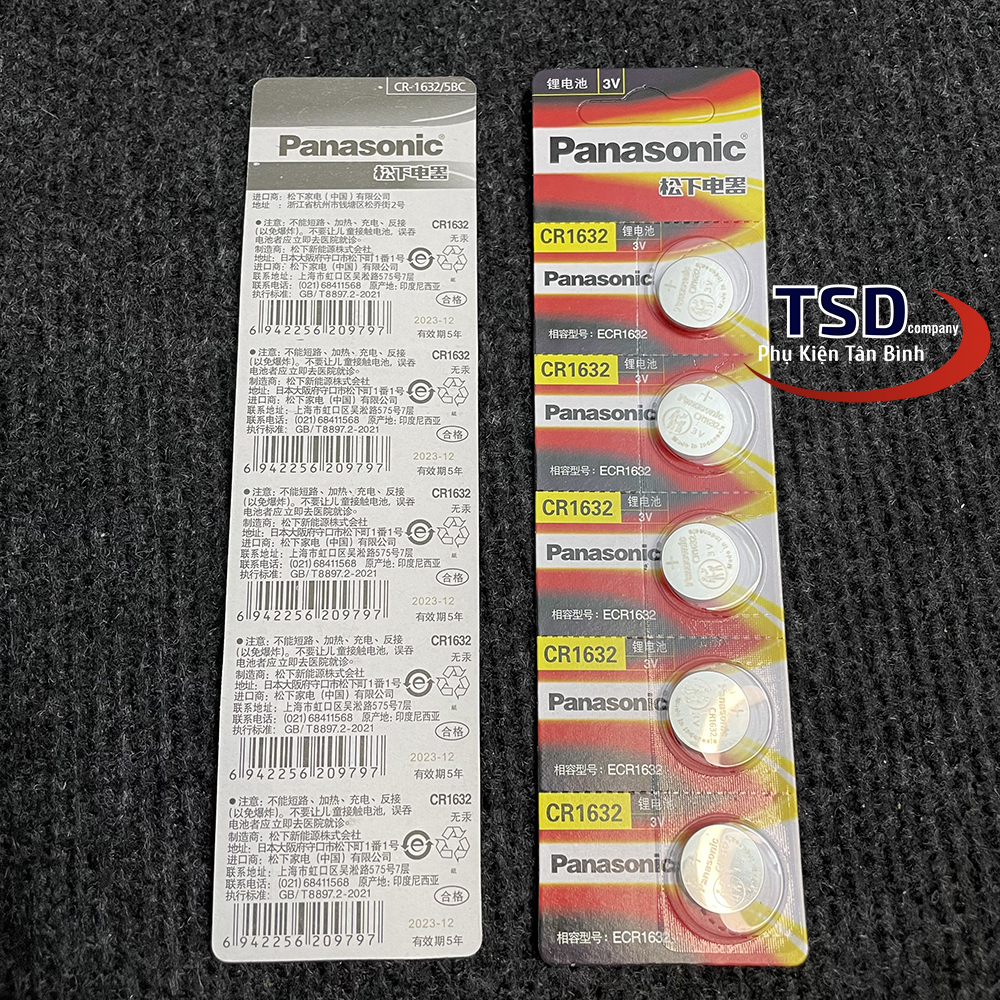Genuine Panasonic CR1632 Lithium 3V CMOS Battery