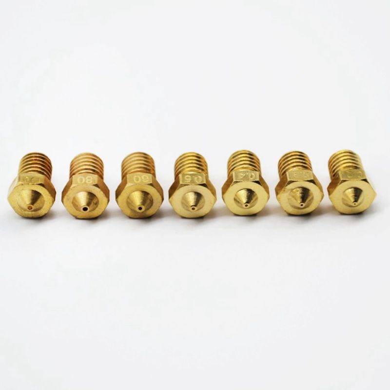 Bảng giá for Nozzle,7PCS M6 3D Printer 0.2mm 0.3mm 0.4mm 0.5mm 0.6mm 0.8mm 1mm Extruder Brass Nozzle Print Head for Makerbot Phong Vũ