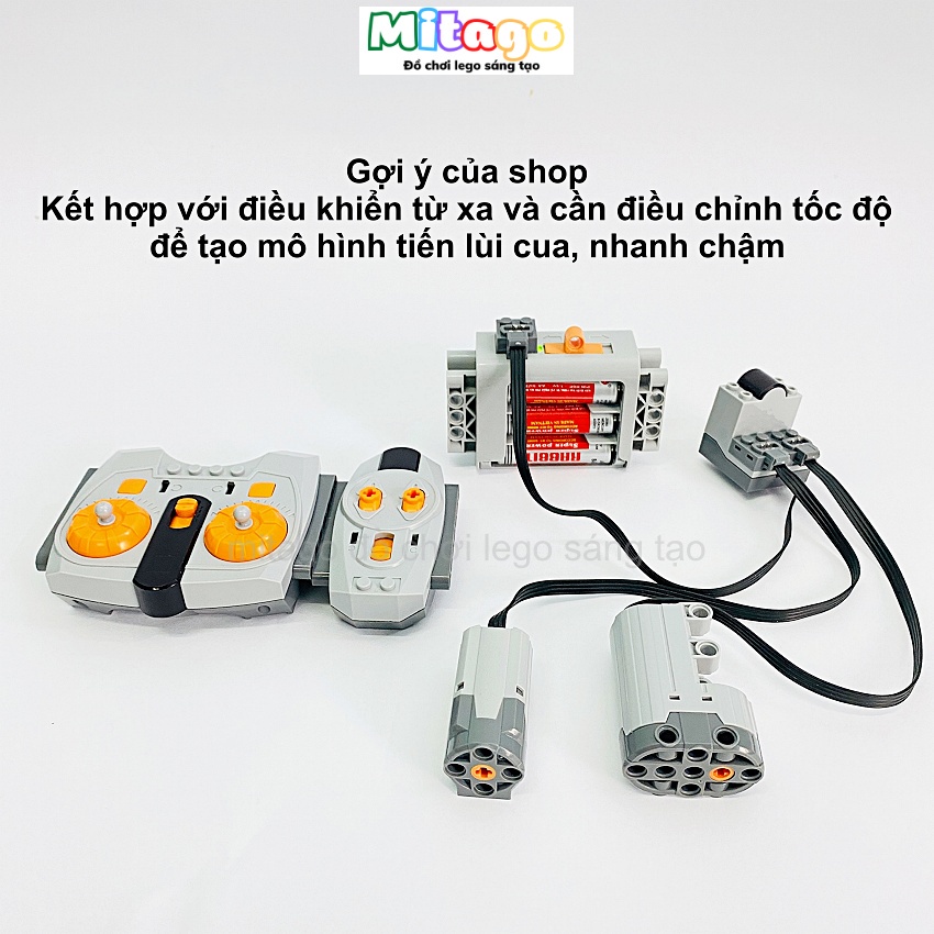 Mô hình lắp ráp Động cơ technic motor M tương thích 9686 bảo hành 1 đổi 1