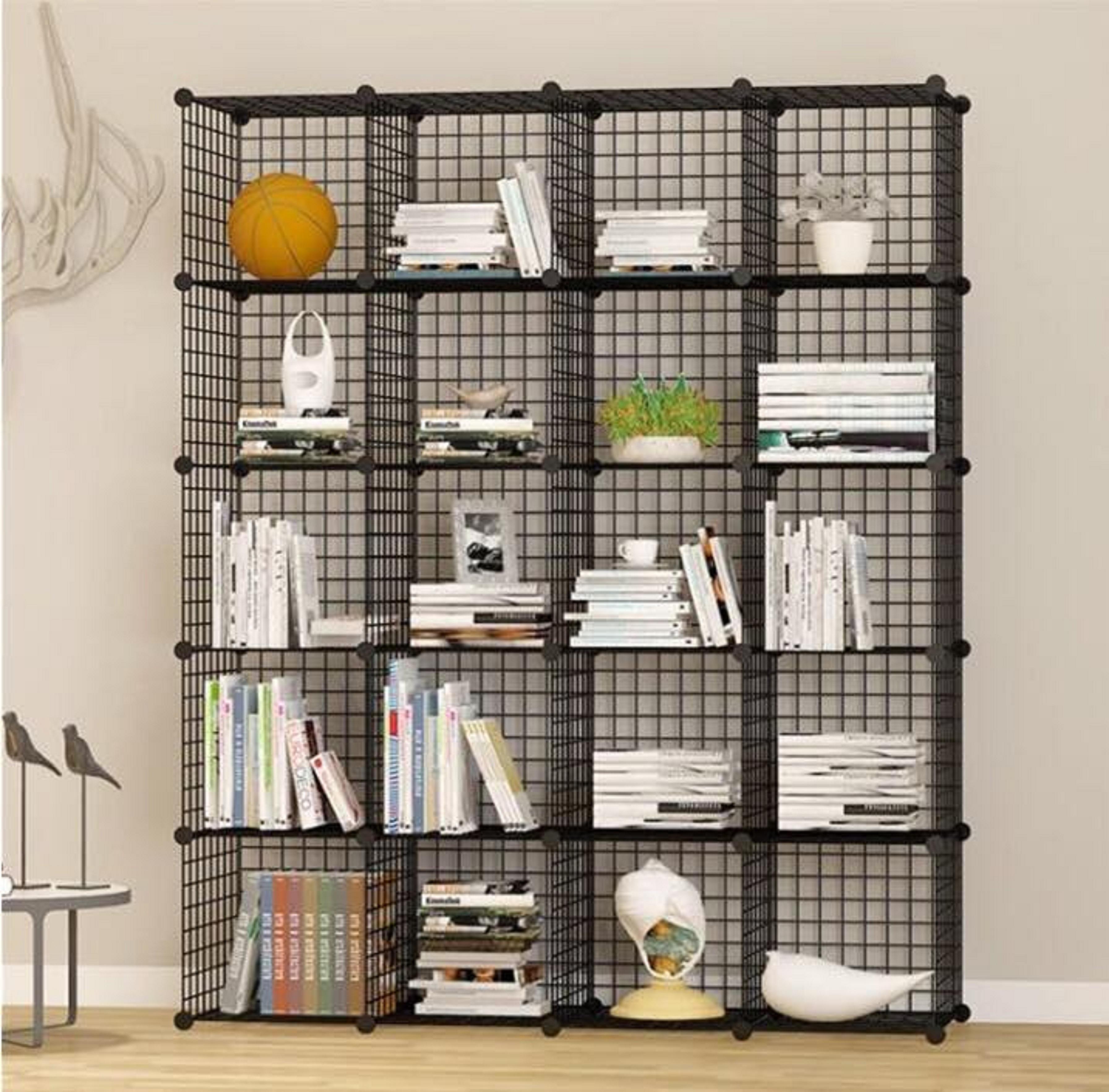 Kệ Tủ Lưới Sắt Lắp Ghép Đa Năng 20 ô