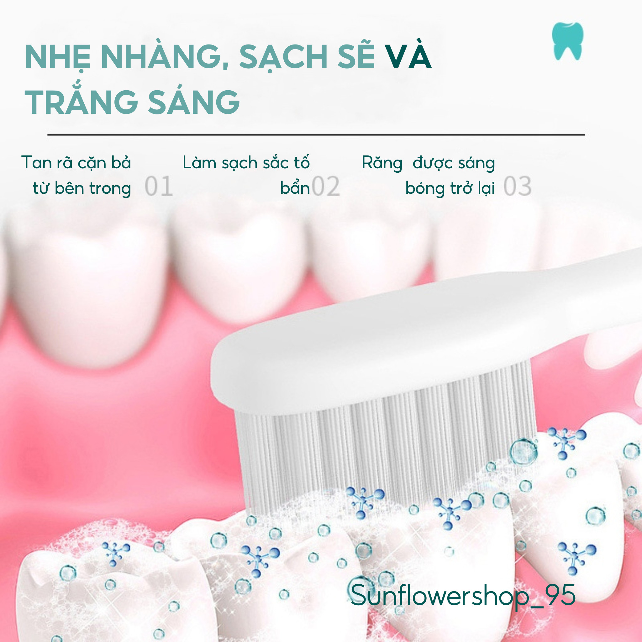 Kem đánh răng Hunmui - Trắng Răng - Thơm Miệng