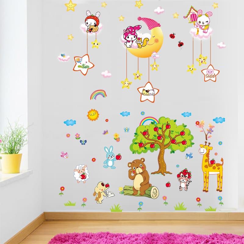 Bộ COMBO DECAL DÁN TƯỜNG- ĐÈN DÂY HOPE PHỐI QUẦY RƯỢU ( 2 TẤM )
