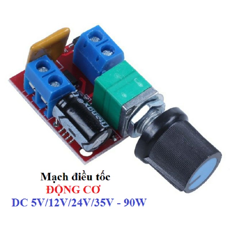 Mạch điều khiển tốc độ động cơ DC 12V-35V DC-5A
