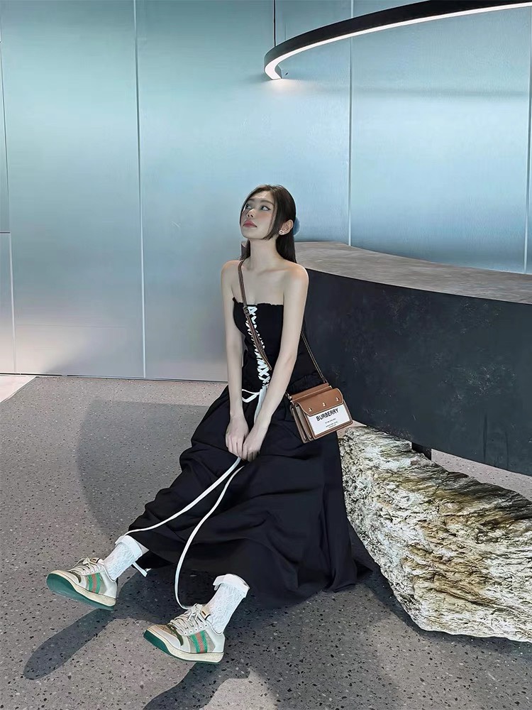 Đầm Nữ Maxi Cúp Ngực Đan Dây - Tharo Clothing [DAM00048]