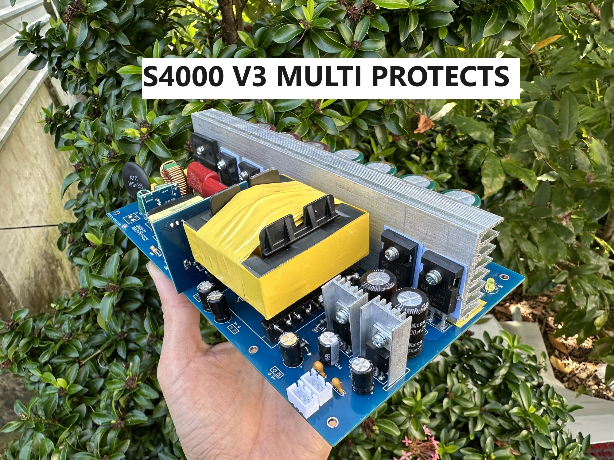 Nguồn xung công suất lớn thay thế cho main đẩy s4000 v2