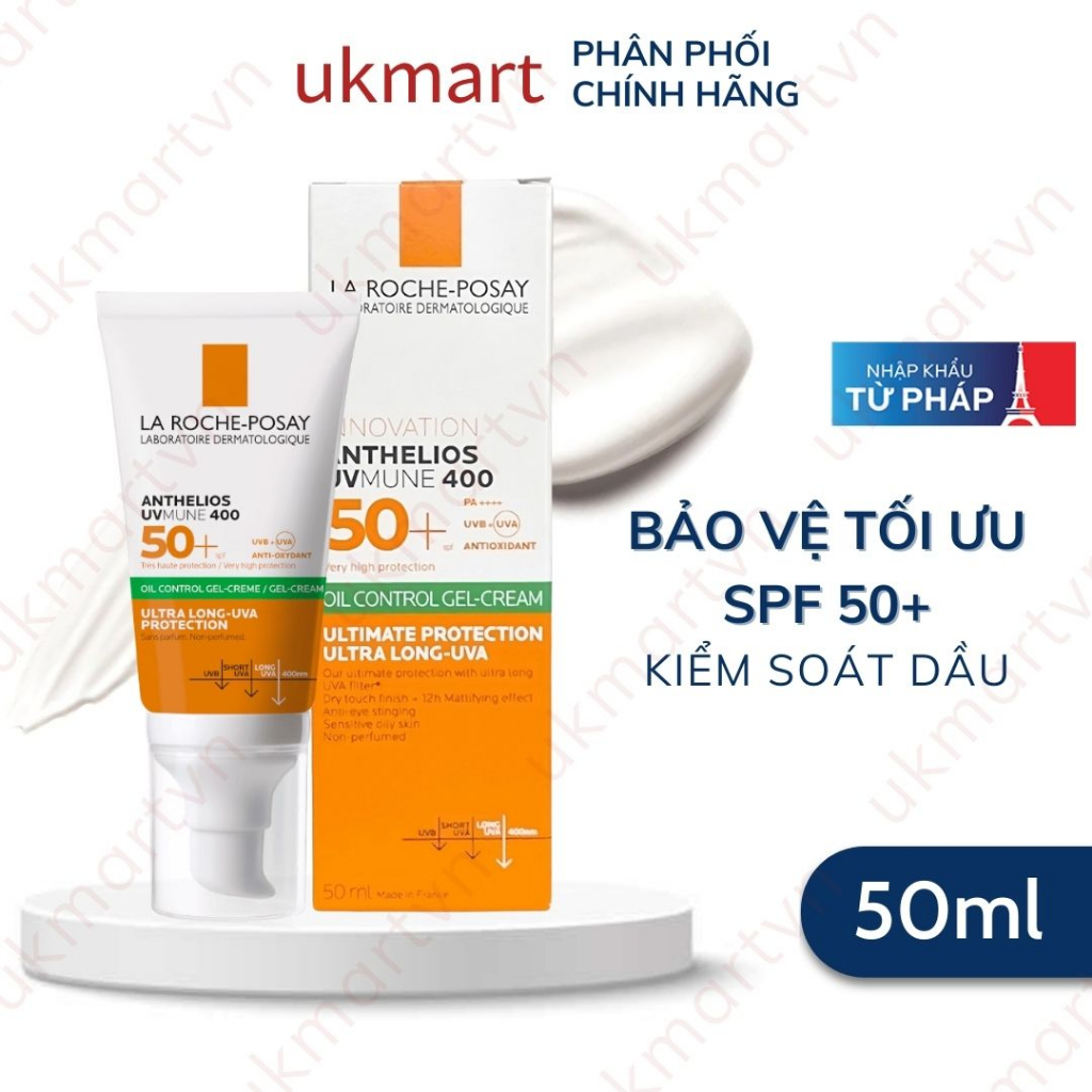 Gel rửa mặt la roche-posay dành cho da dầu nhạy cảm 50ml