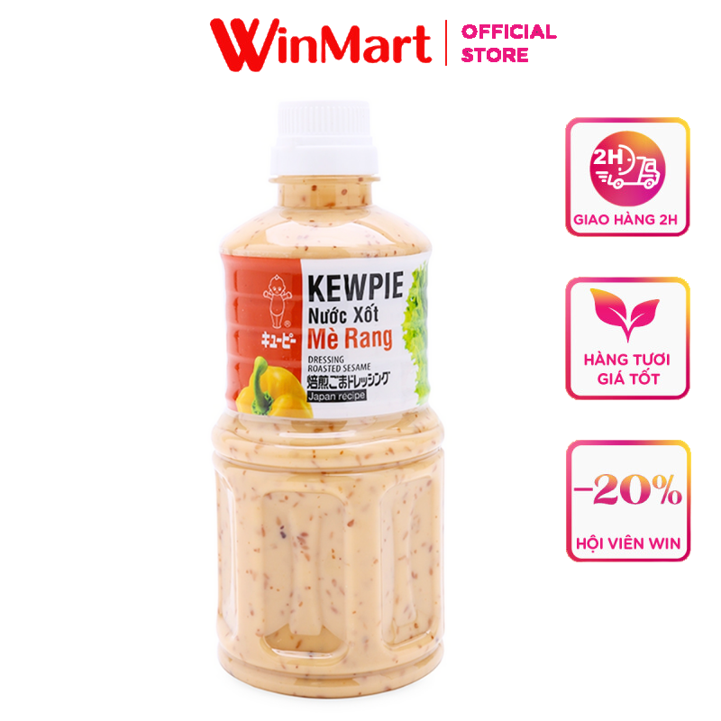 [Siêu thị WinMart] - Nước xốt mè rang Kewpie chai 500ml