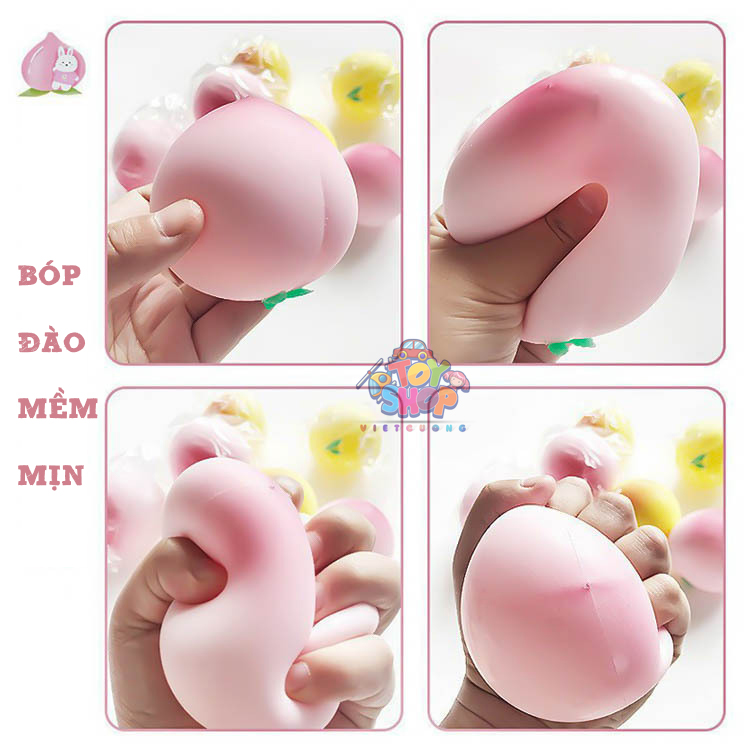 Đồ Chơi Squishy Trái Cây Bóp Mềm Giảm Stress