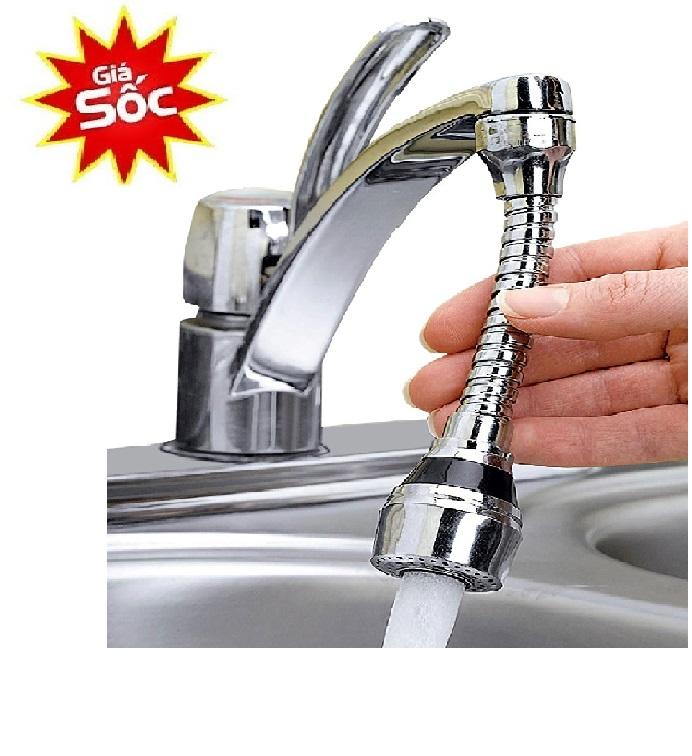vòi sen tăng áp, lọc đầu vòi,đầu vòi rửa chén bát xịt nước tăng áp, vòi tăng áp lực nước - Đầu vòi xịt nước tăng áp cho bồn rửa với chế độ xoay 360 độ cao cấp, sản phẩm thiết yếu cho mọi gia đình