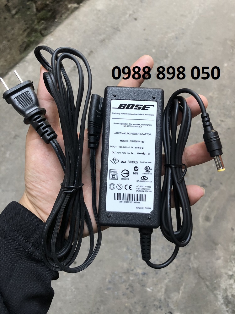 Adapter dc 18v 2a loại tốt