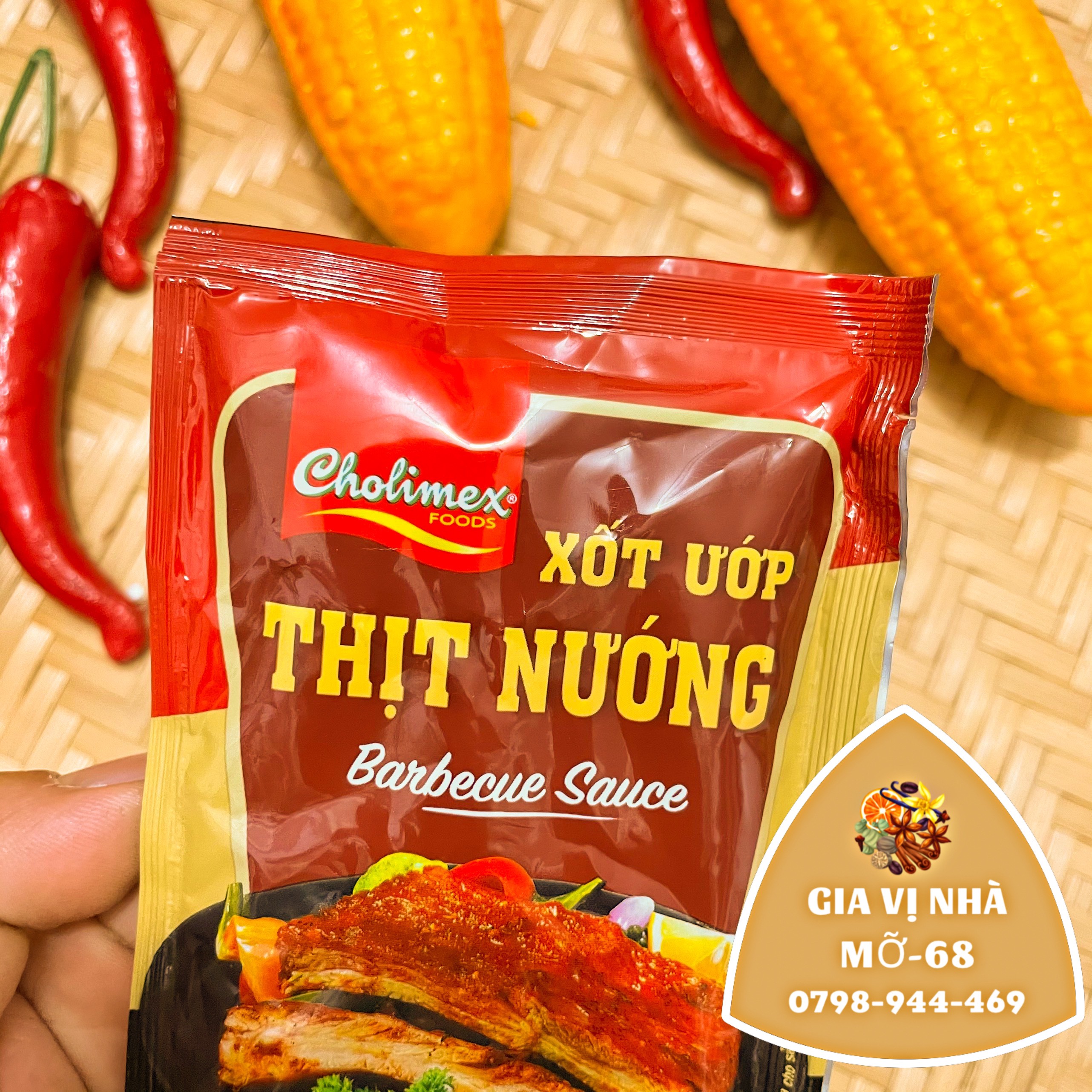 SỐT ƯỚP THỊT NƯỚNG CHOLIMEX- GÓI 70GR