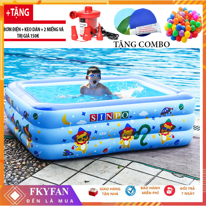 HỒ BƠI PHAO cho bé 2M6, 2m1 và 1m8,1M5