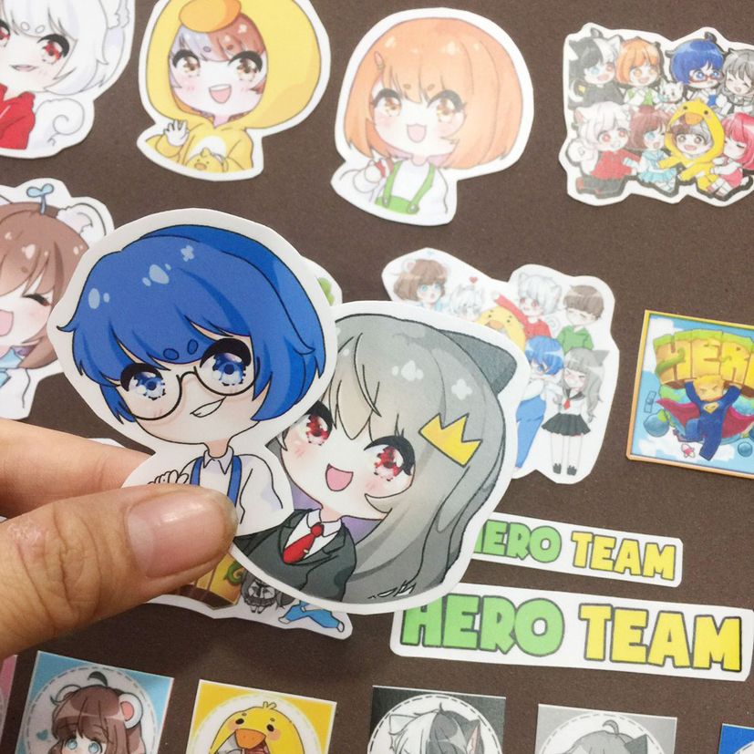 [HCM]Sticker Hero Team (Bộ 20-50 sticker random)