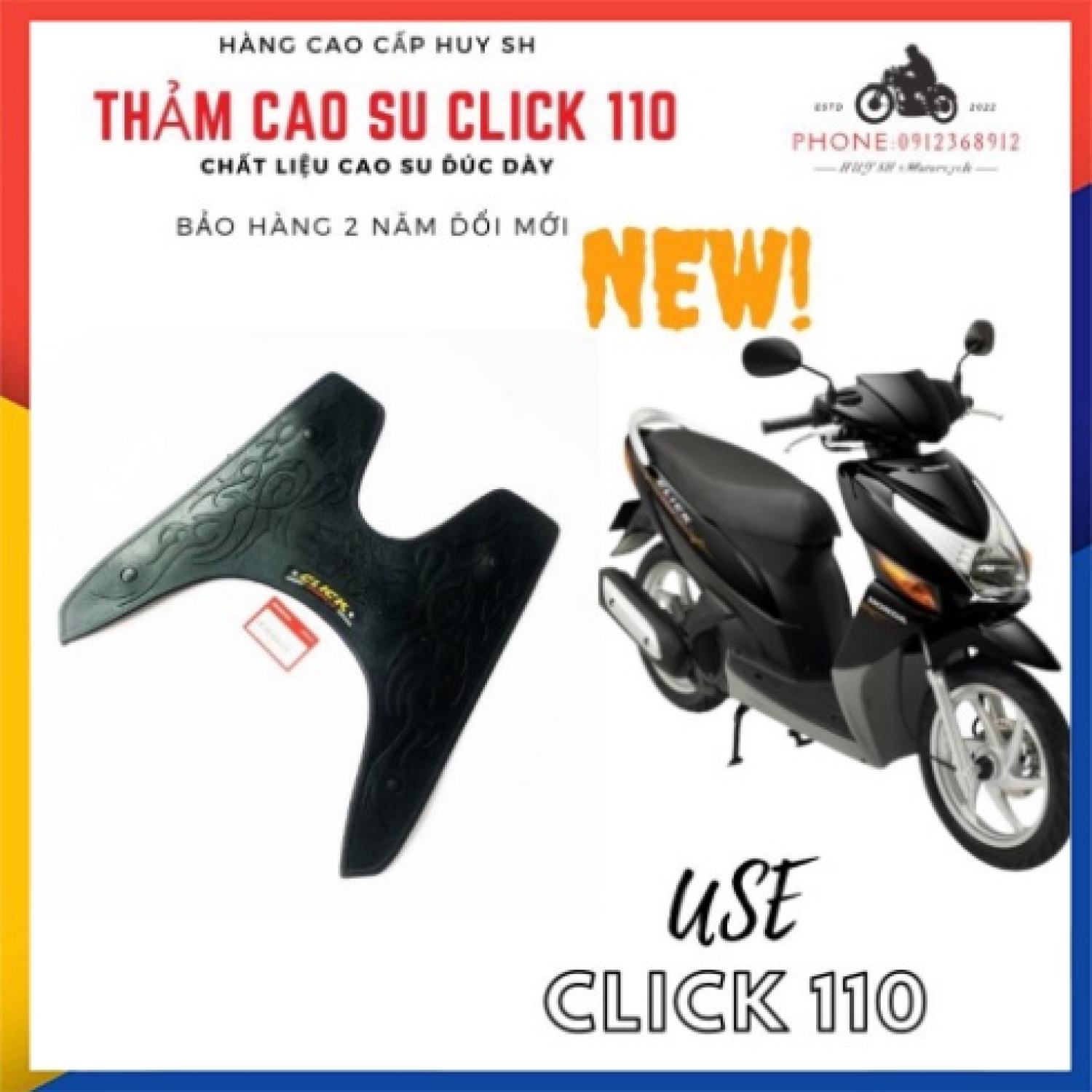 Thảm lót sàn chân Click 110 cao su